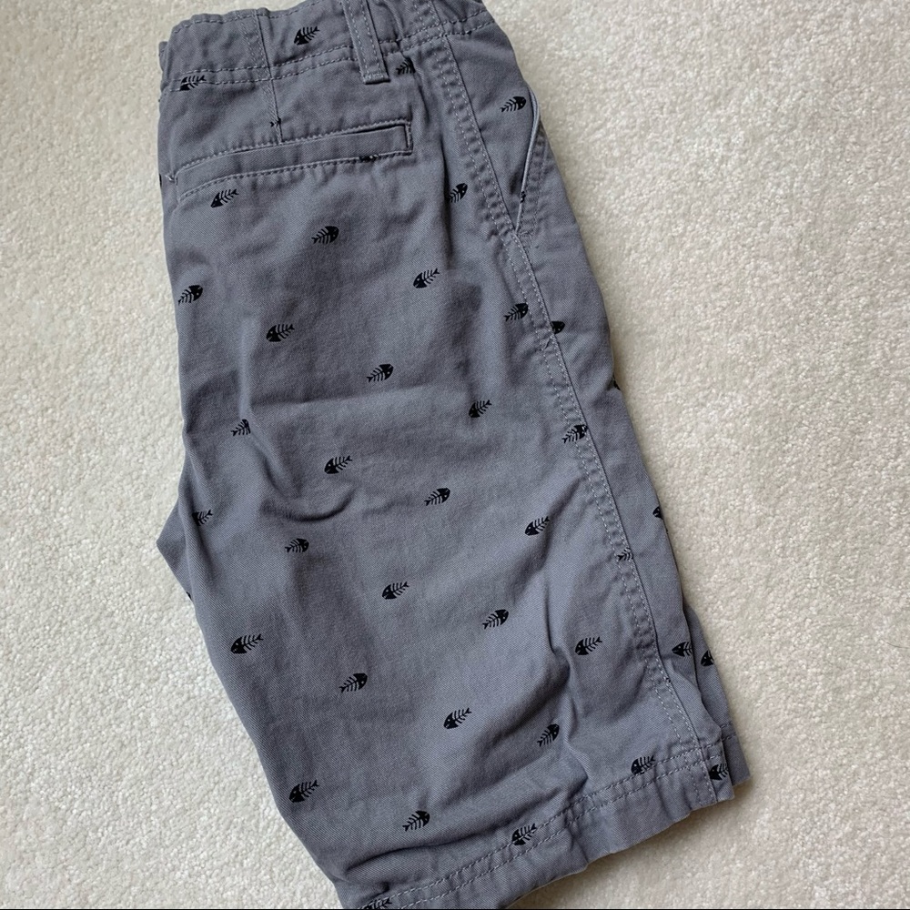 Boys gray shorts size 12